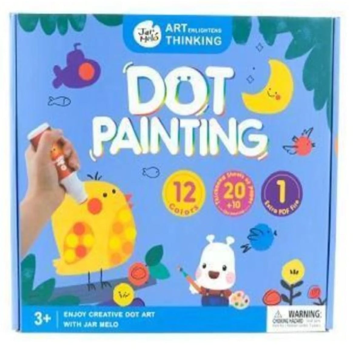Pintura de puntos - Set de 12 colores